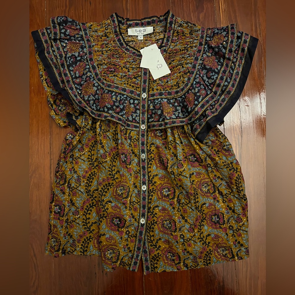 Sea New York Multicolor Floral Top